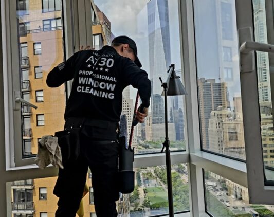 How often is it recommended to wash the windows in New York