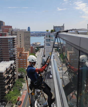 Windows cleaning in 300 East 23rd Street