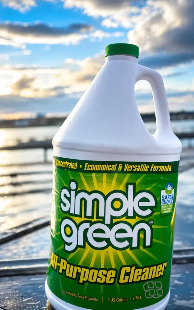 Professional window cleaning concentrate used by Big Apple Window Cleaning company crews